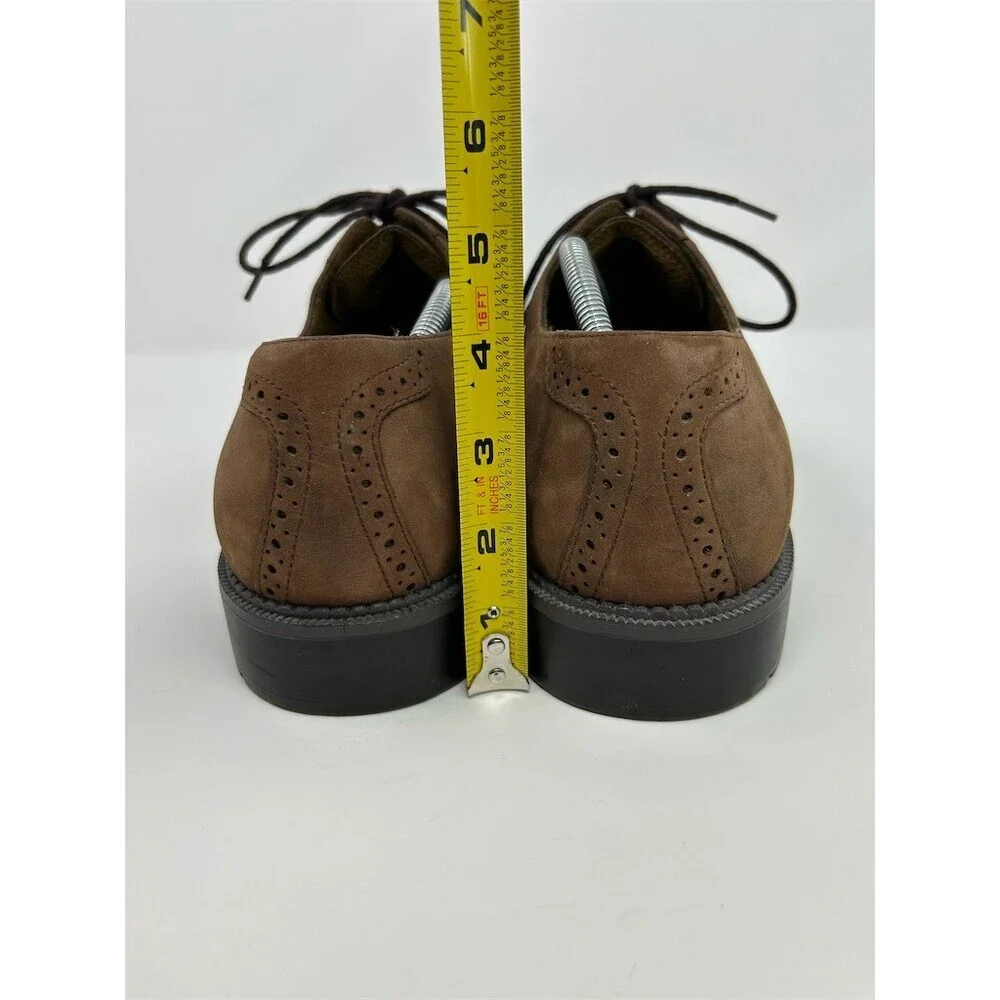 Dockers Men's Brown Wingtip Brogue Oxford Dress Shoes Lace Up Lug Sole Size 12